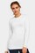Sofra Ladies Classic Fit Crewneck Long Sleeve T-Shirt Pack Of 6
